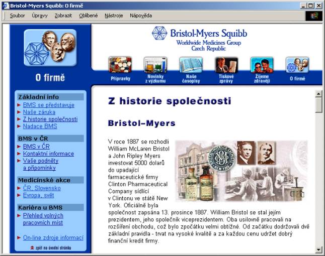 Company website Bristol-Myers Squibb